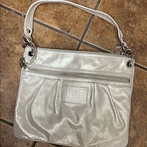 Coach Silver Crossbody Bag